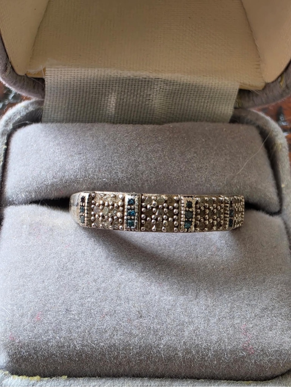 D’Joy Multi Colored Stones and Diamonds size 8 Marcasite style